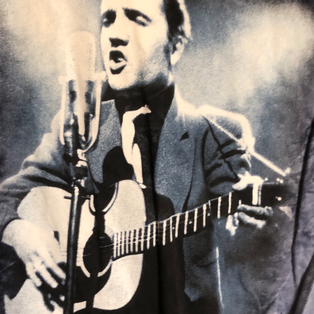 Black & White Guitarist Graphic Tee